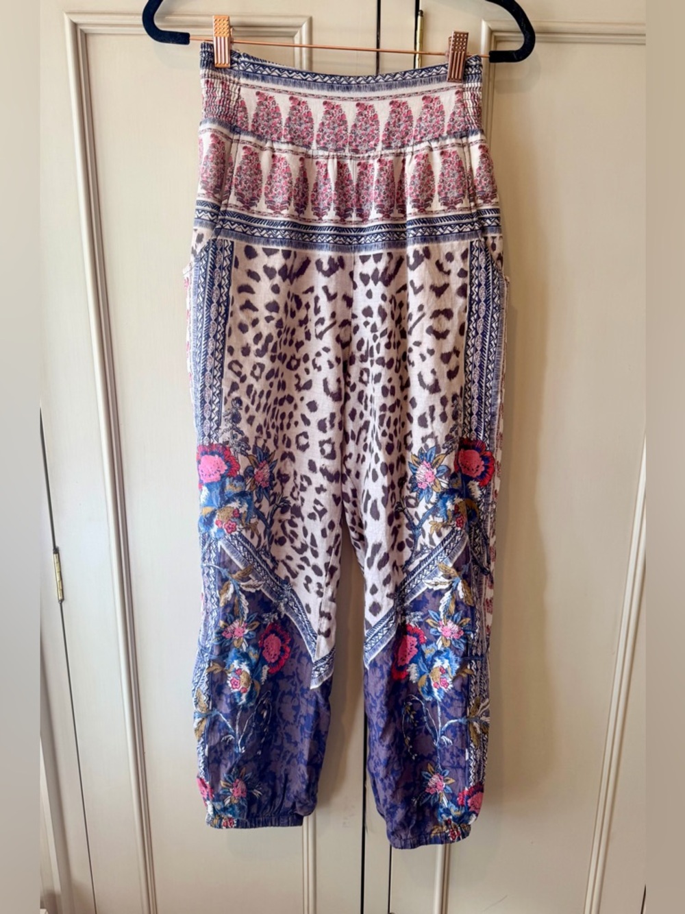 Free People  vintage harem pants. Elastic wide waist band. Sz. Small Very Rare.🦋 - Picture 5 of 5